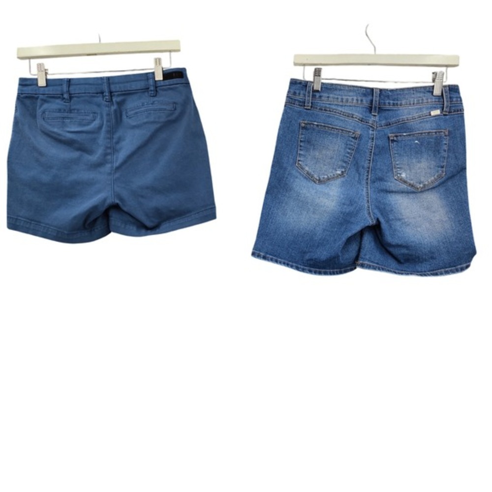 Kut‎ from the Kloth 1822 Denim Womens Casual Shorts Lot 2 Size 4 Blue Distressed - Picture 4 of 16